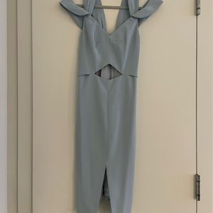 Blue Elliatt Cocktail Dress with cutout